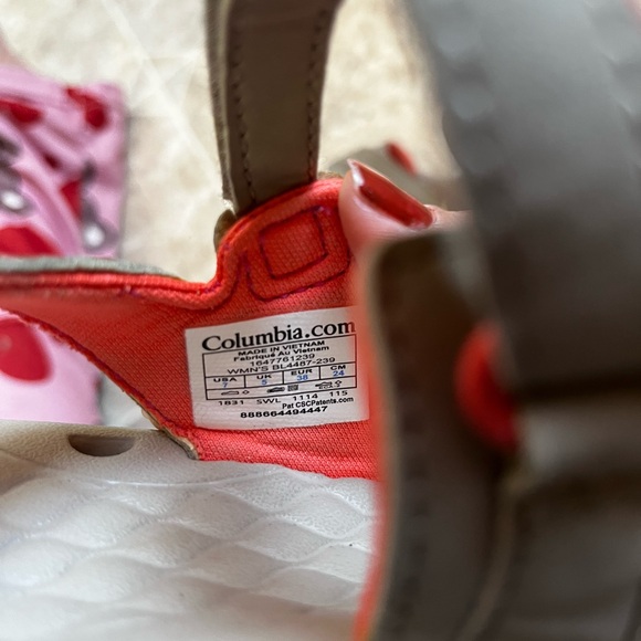 Columbia Sunrise Vent Sandals Womens Size 7 Taupe Coral - Picture 5 of 5